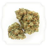 Load image into Gallery viewer, Amnesia Hypro CBD flower close up on white background
